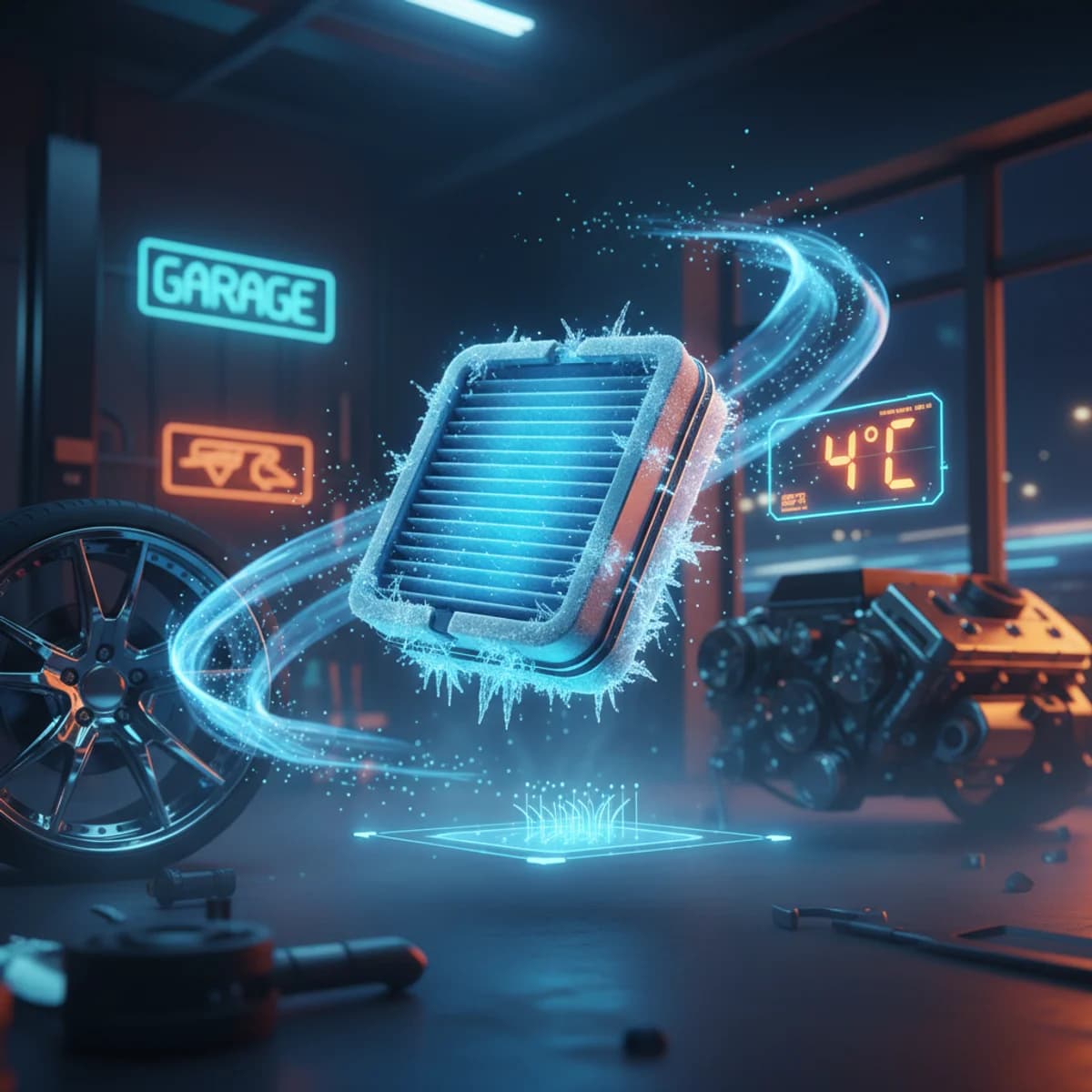 Start sezonu na serwis klimatyzacji 15 Maja 2026 — Motoryzacyjny ilustracja marketingowa Start sezonu na serwis klimatyzacji 15 Maja 2026 — Motoryzacyjny ilustracja marketingowa
